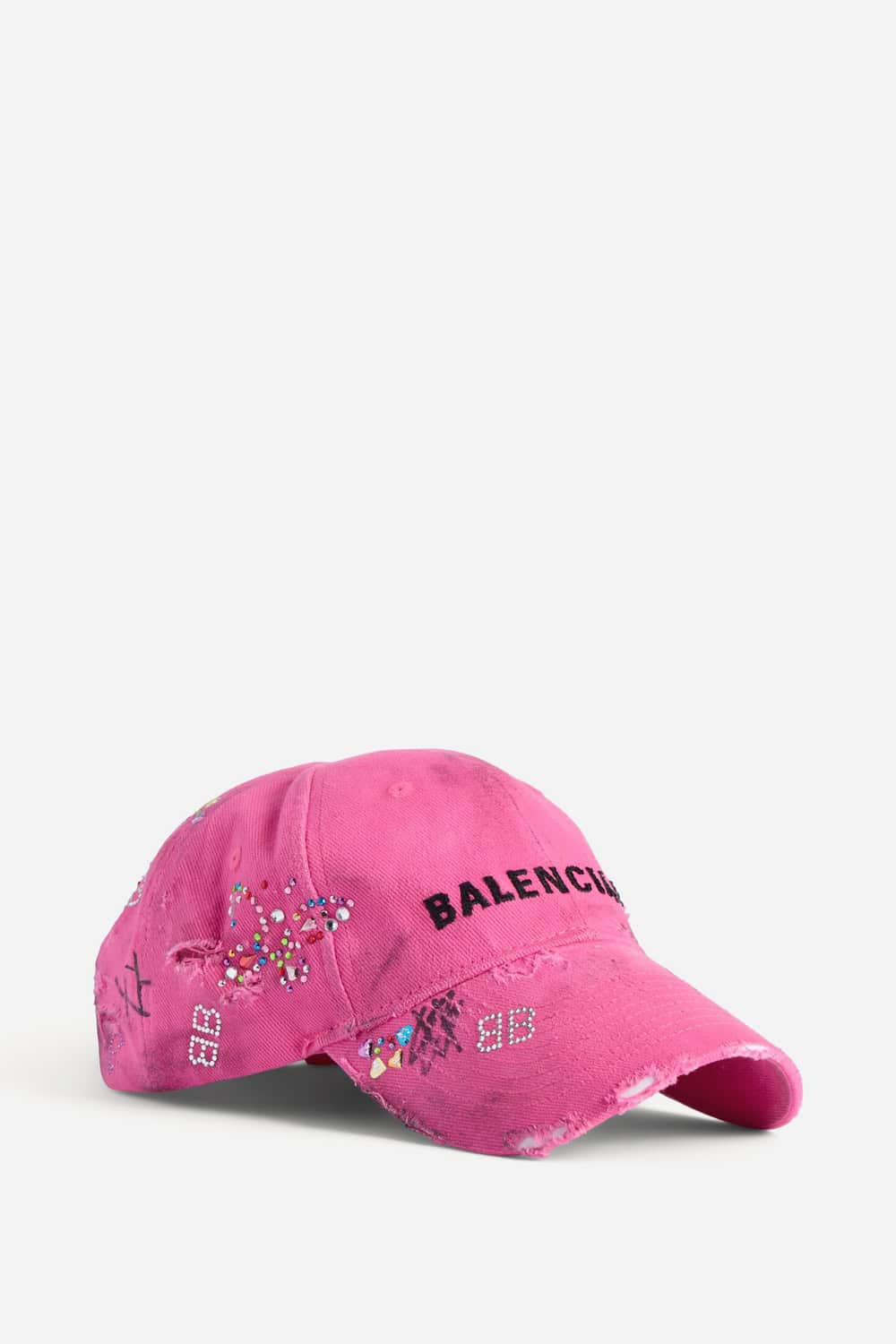 Balenciaga – Front Piercing Cap in white (18412) | Exclusive