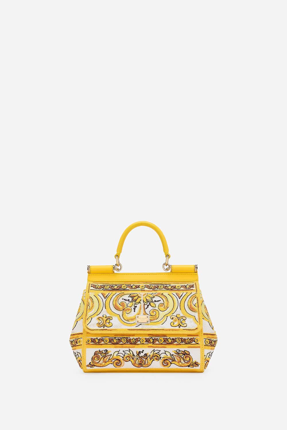 Dolce Gabbana Medium Sicily handbag in yellow Exclusive