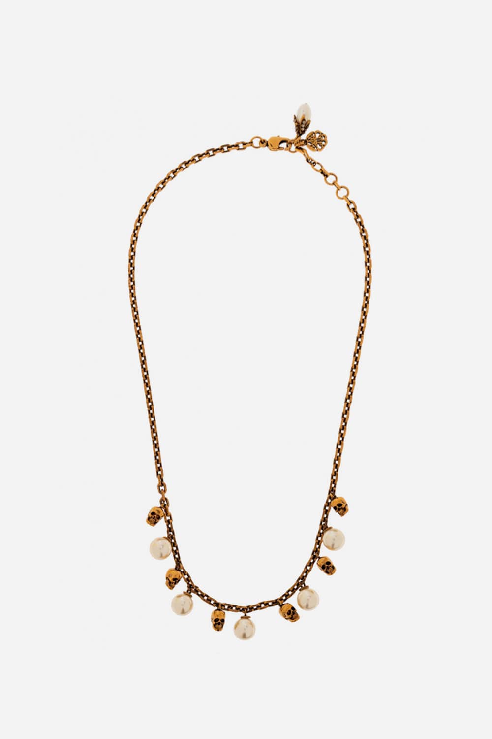 Alexander McQueen - Gold brass necklace | Exclusive Designer Alexander McQueen - Gold brass necklace | Exclusive Designer