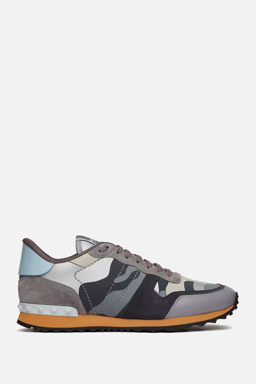 Valentino Rockrunner camouflage sneakers in grey Exclusive